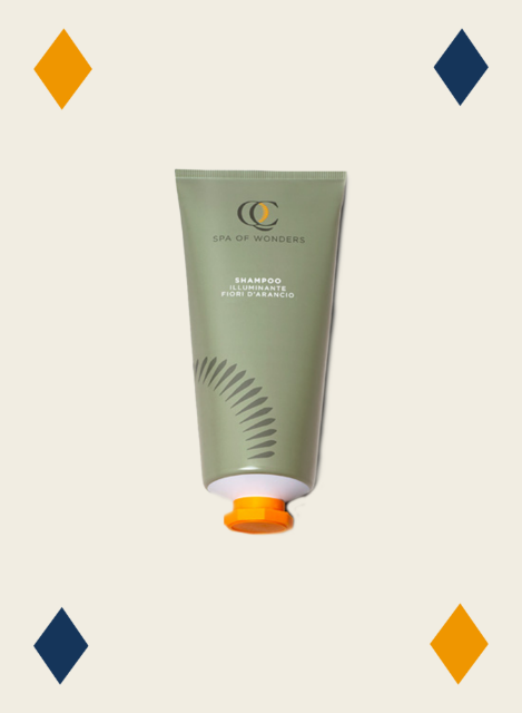 shampoo illuminante ai fiori d’arancio